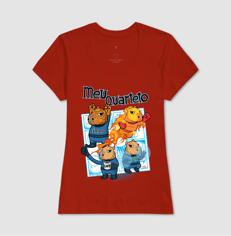 Camiseta Capivara Quarteto - Imagem 11