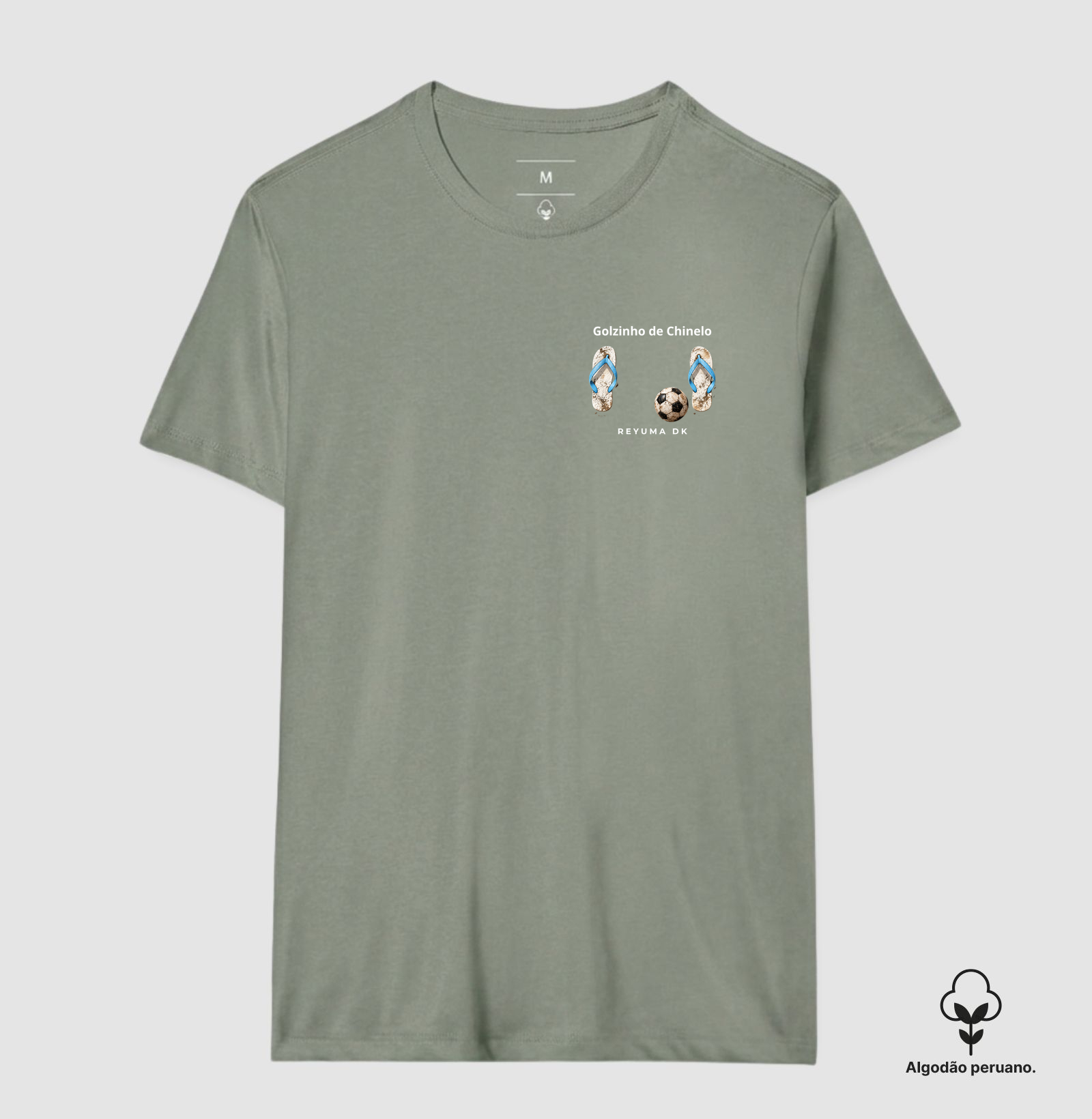 "Golzinho de Rua" - Futebol - Camiseta Algodão Peruano Masculina, Feminina e Babylook - Imagem 9