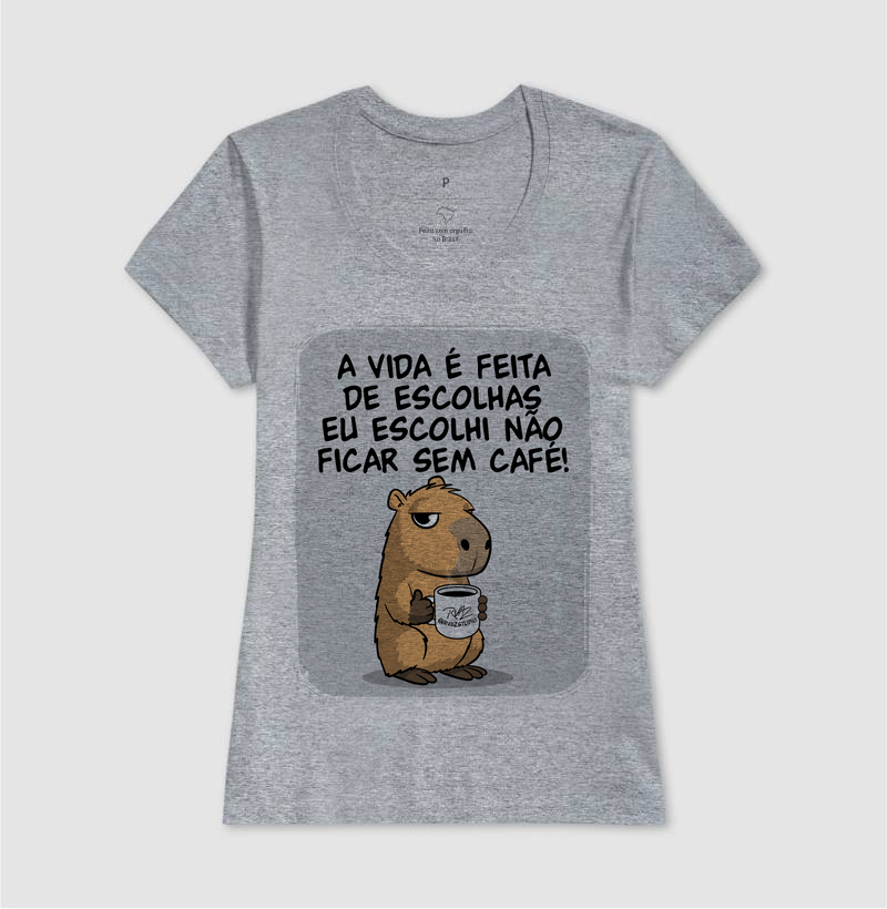Camiseta Capivara Café - Imagem 9