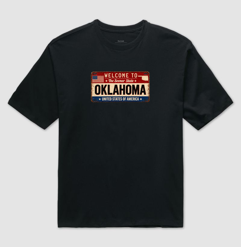 Oklahoma (placa envelhecida) - Imagem 2