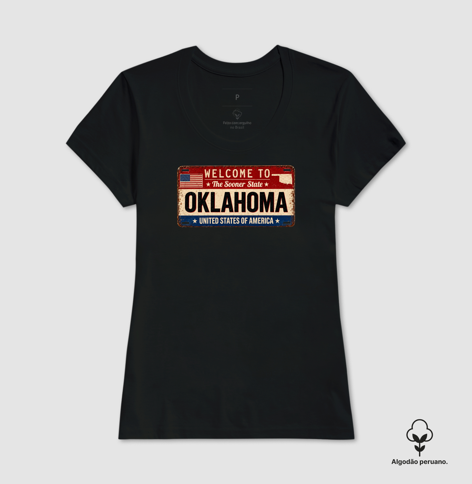 Oklahoma (placa envelhecida) - Imagem 6