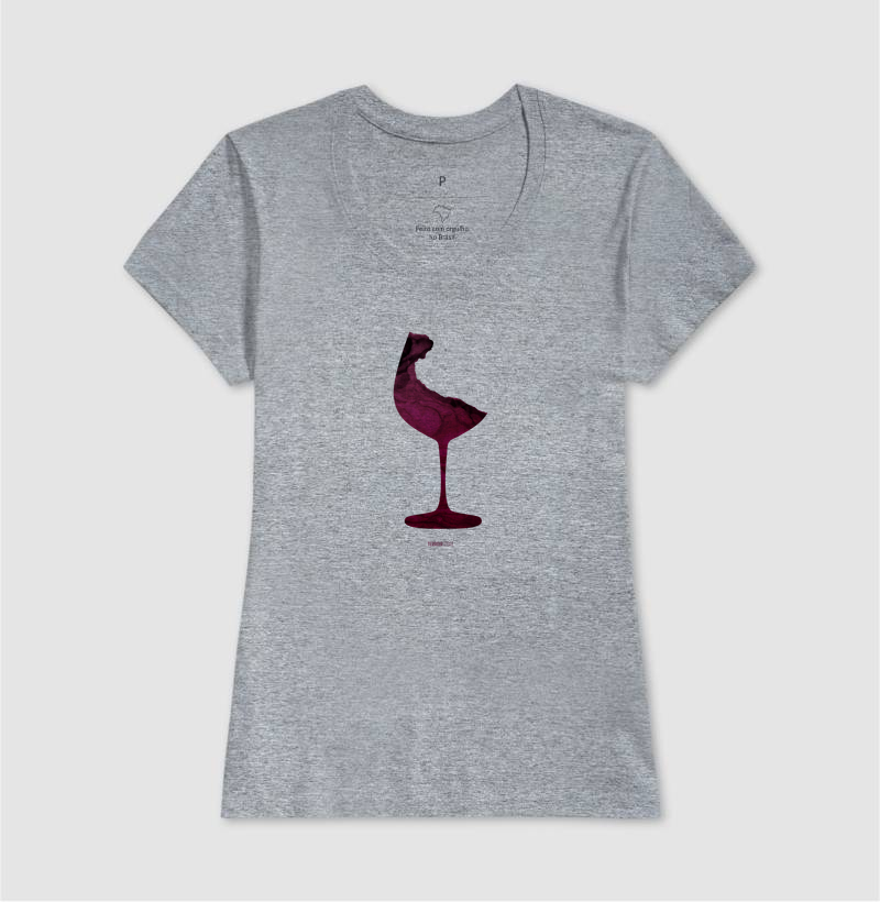 Camiseta Vinho Abstrata - Imagem 10
