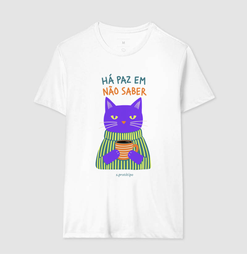 Camiseta Há Paz em Não Saber - Imagem 4