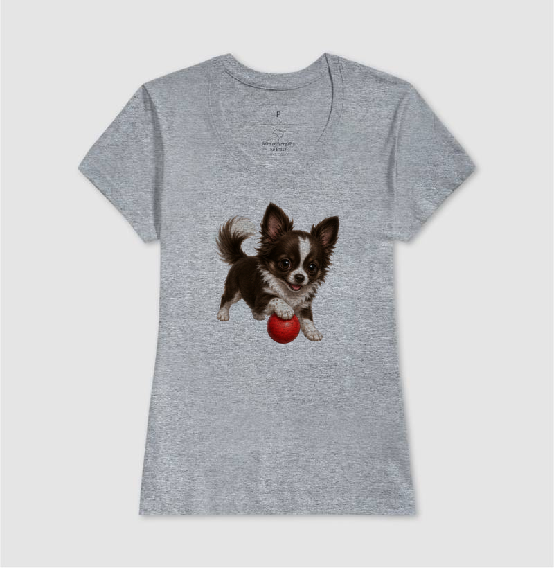 Chihuahua Pelo Longo Marrom - Desenho Animado - Imagem 9