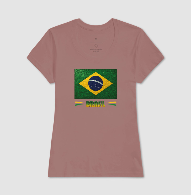 Camiseta Bandeira do BR estilizada (Masculina e Feminina) - Imagem 16
