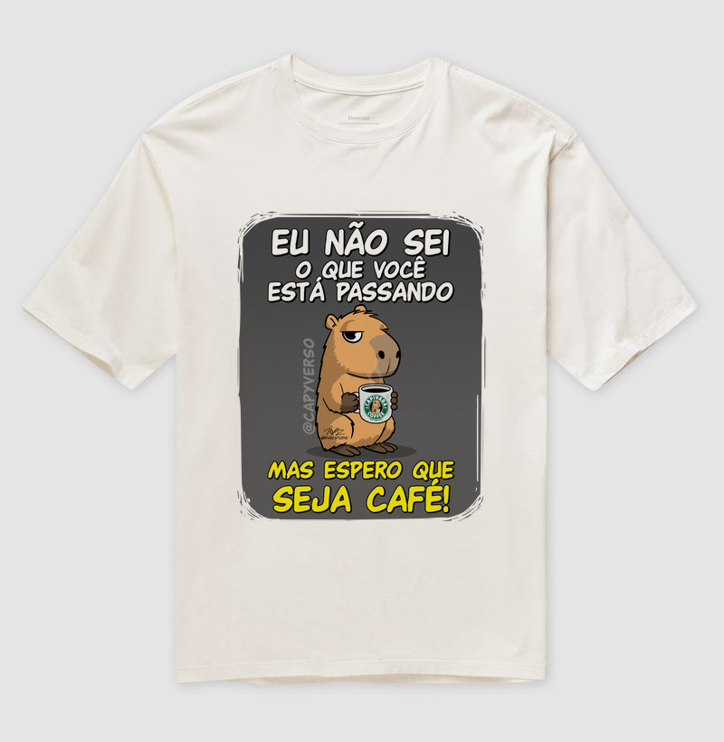 Camiseta Capivara Seja Café - Imagem 4