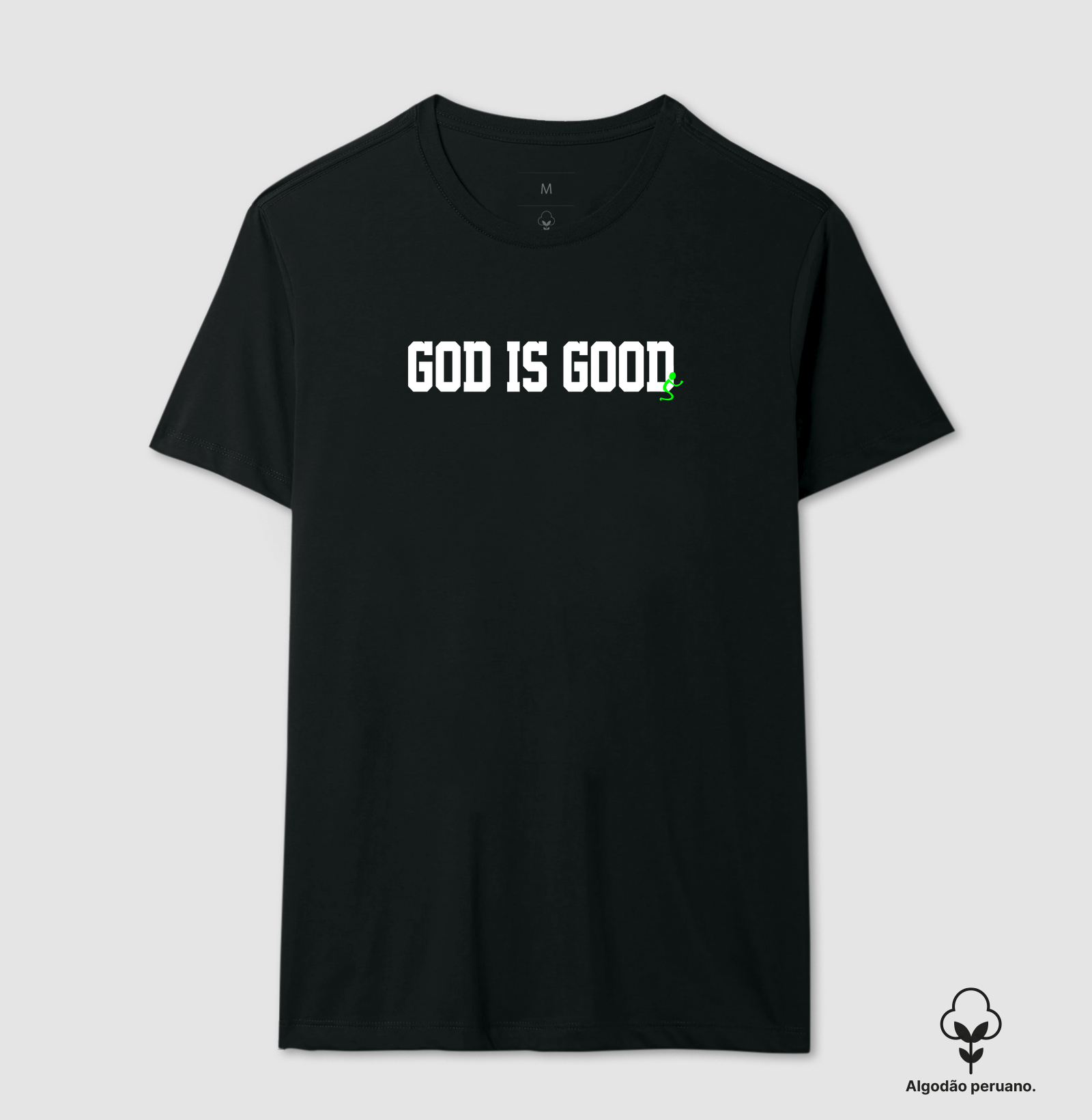 Camiseta Algodão Peruano Cristã God Is Good Deus é Bom - Imagem 7