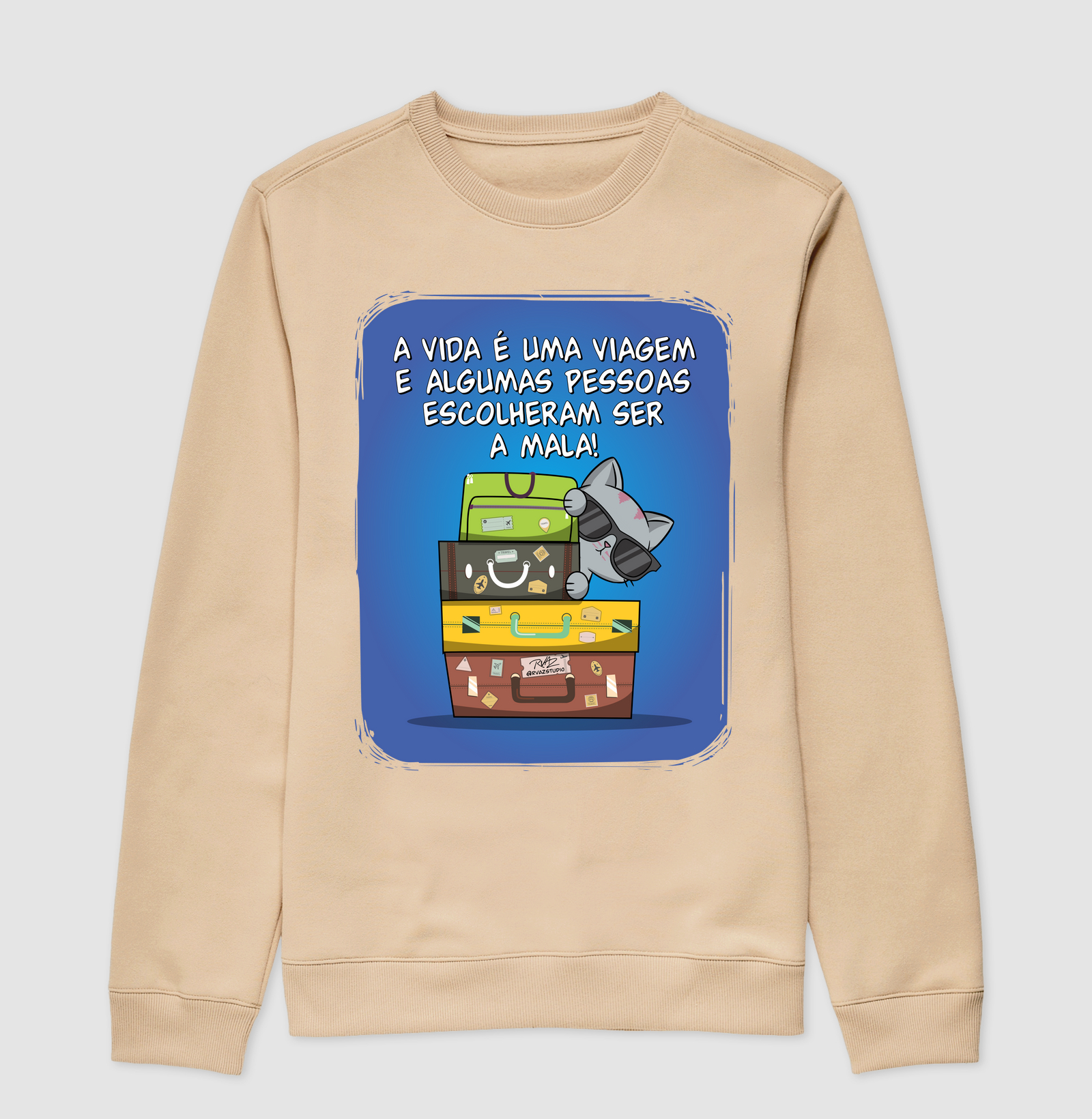 Camiseta Gato Sincero Mala - Imagem 3