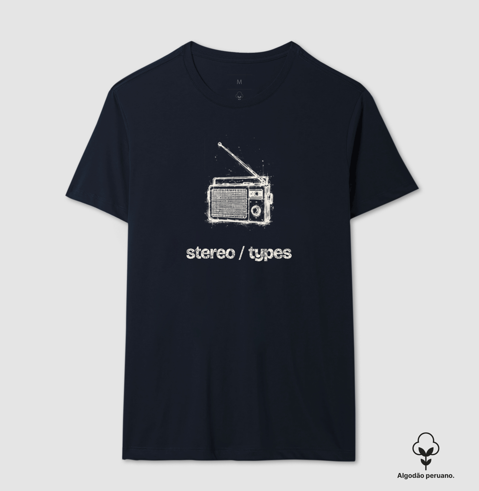Rádio Portátil · Carvão · Traço Claro · STEREO TYPES - Imagem 2