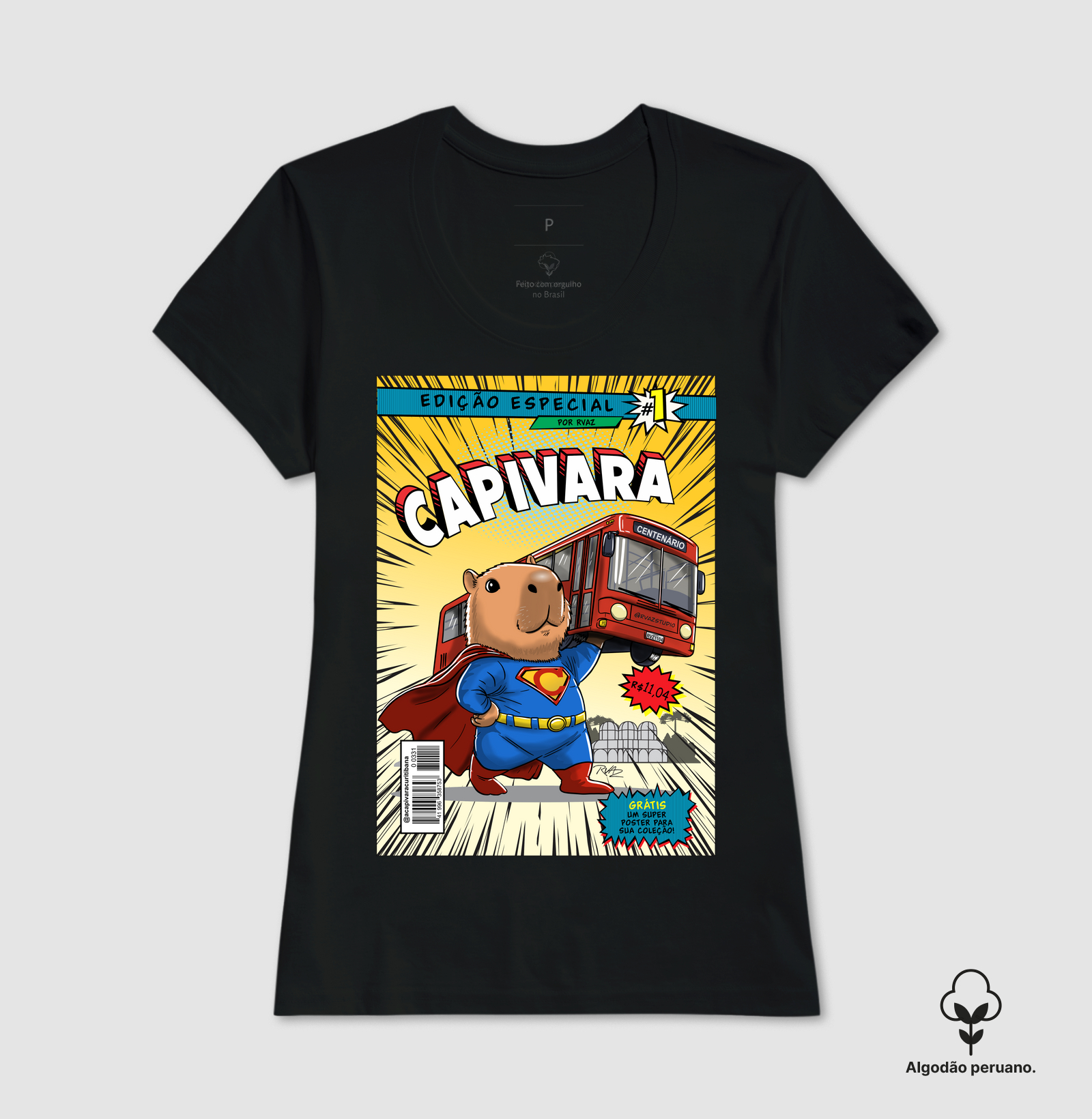 Camiseta Super Capivara - Imagem 7