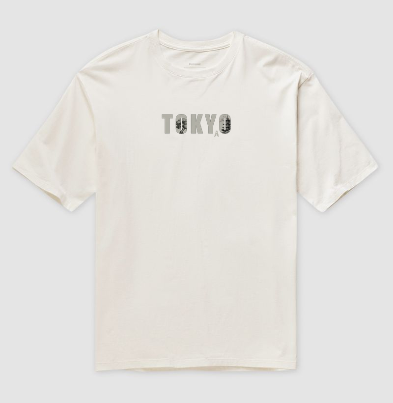 Camiseta Oversized Tokyo | Gizé — Aion Abstract - Imagem 4