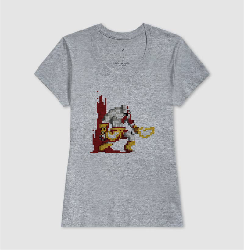 Camiseta Deus Grego Pixelado - Imagem 9