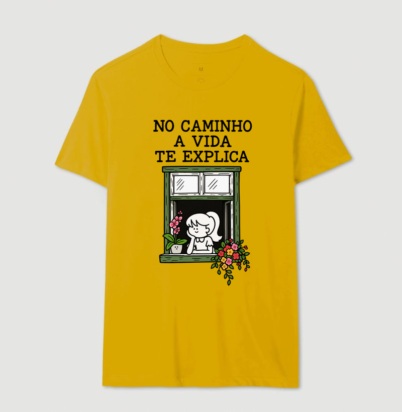 Camiseta No Caminho a Vida Te Explica (estampa G) - Imagem 14