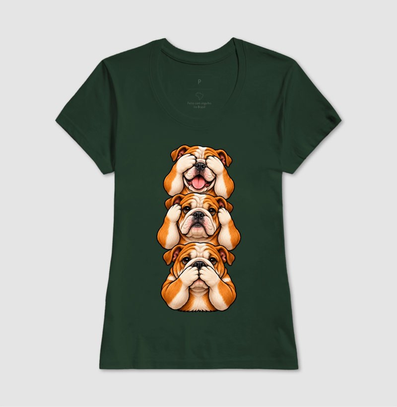 Ver, Ouvir e Falar versão Bulldog (minimal) - Imagem 11