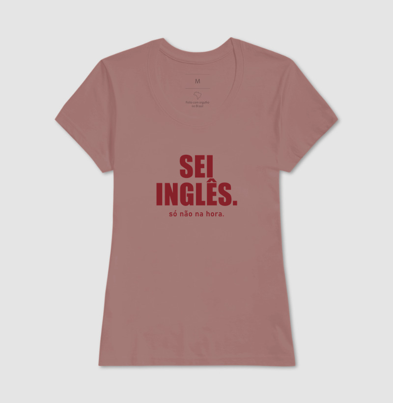 Camiseta Sei Inglês - Imagem 17