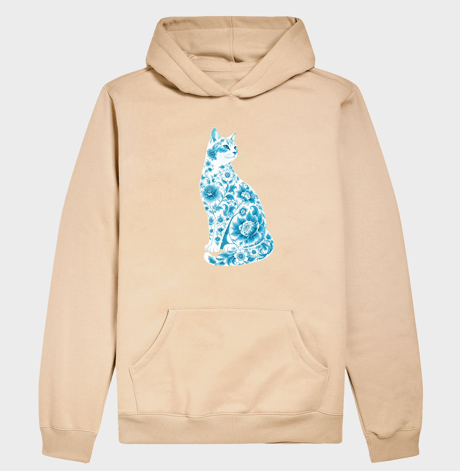 Gato Floral Azul - Imagem 5