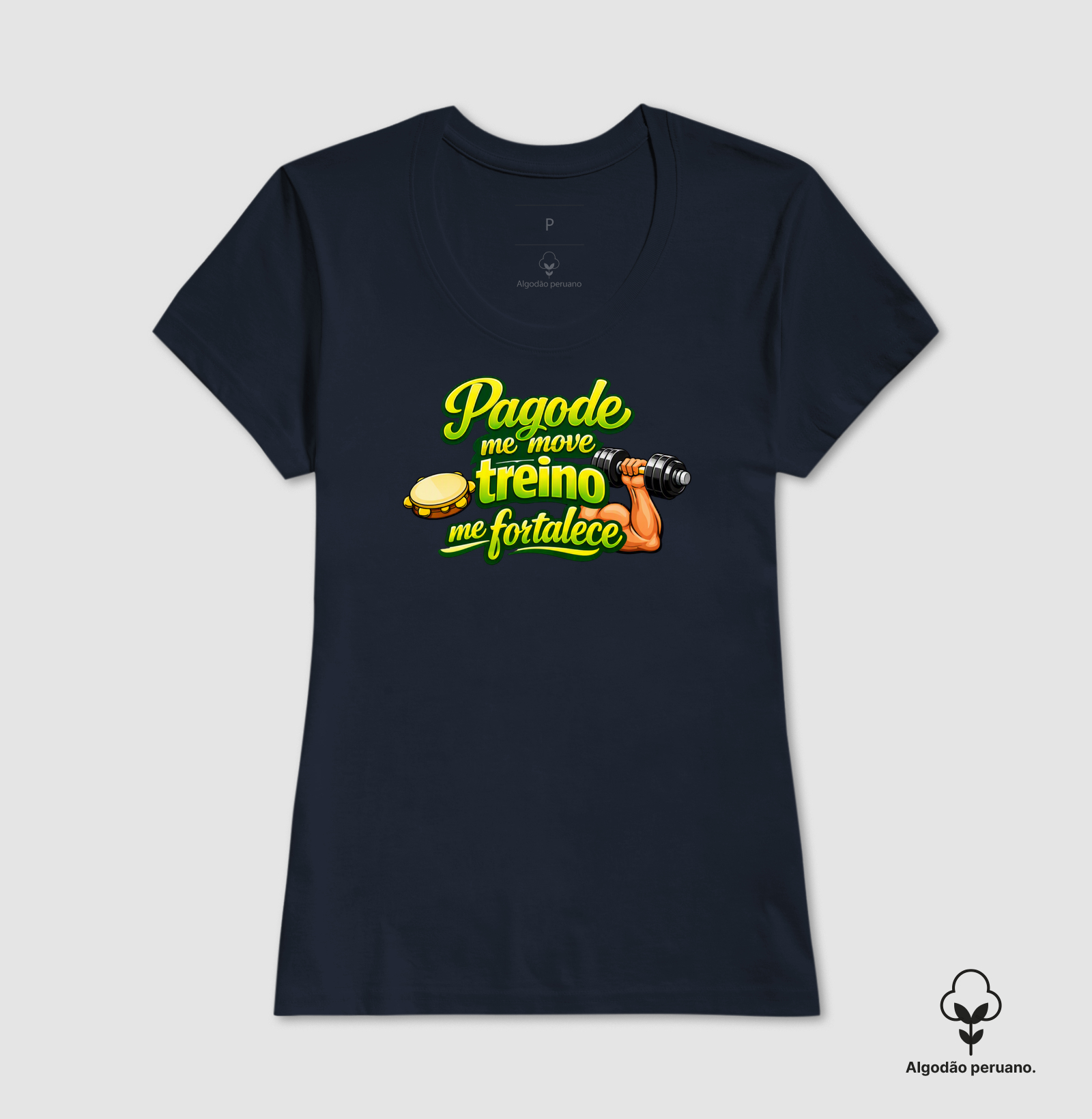 camiseta pagode me move, treino me fortalece - Imagem 3