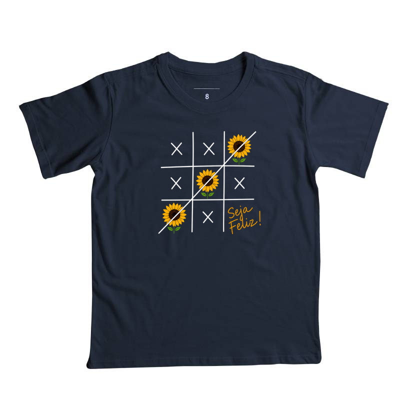 Camiseta Seja Feliz Girassol - Imagem 2