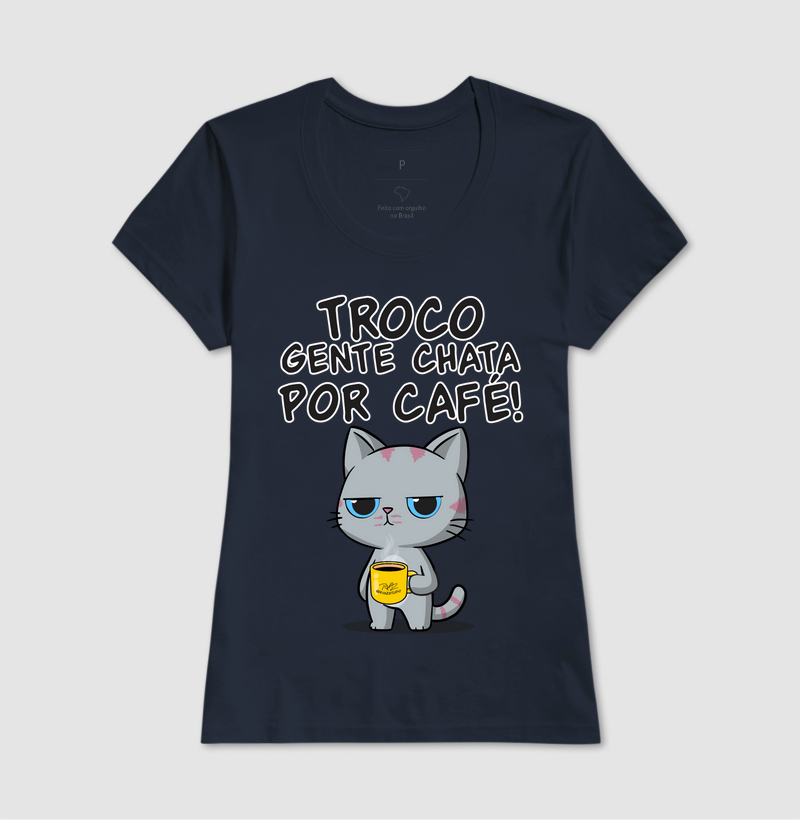 Camiseta Gato Sincero Café - Imagem 7