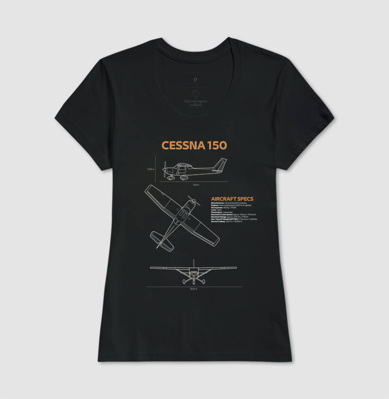 Cessna 150 | Blueprint - Imagem 3