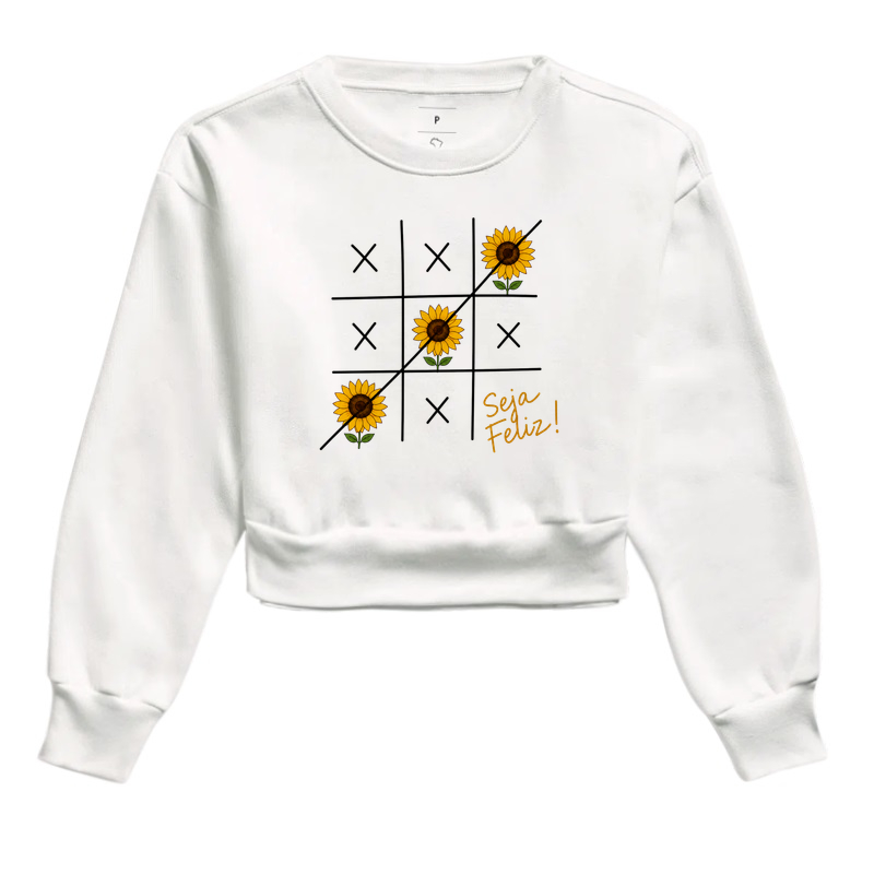 Camiseta Seja Feliz Girassol - Imagem 2
