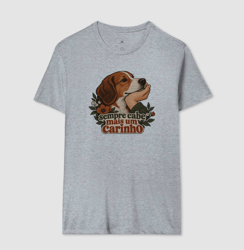 Camiseta Cachorro Carinho "sempre cabe mais um carinho" | Pelo & Pano - Imagem 8