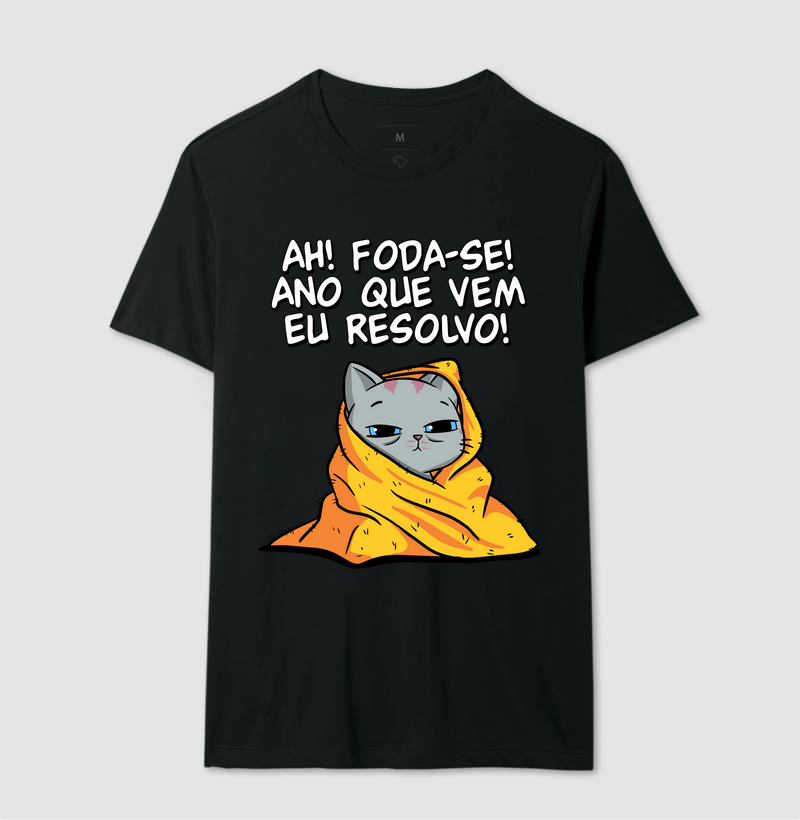 Camiseta Gato Sincero Ano que vem - Imagem 2