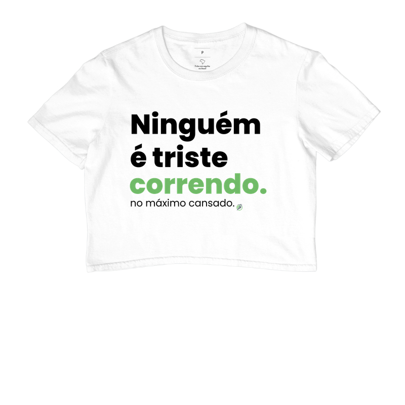 Cropped Corrida - Ninguém É Triste Correndo - Imagem 3
