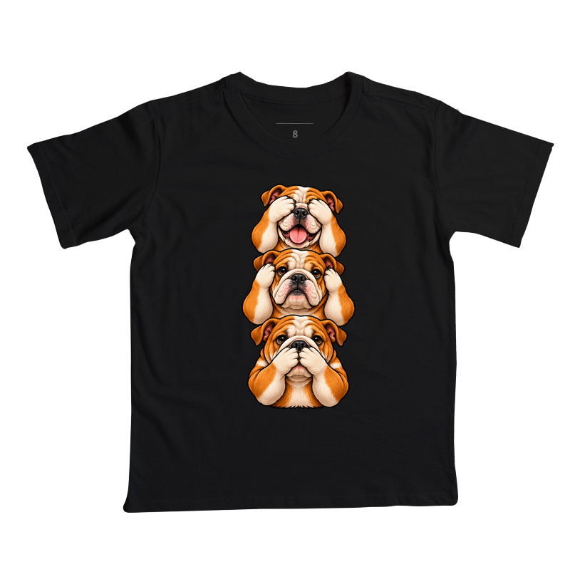 Ver, Ouvir e Falar versão Bulldog (minimal) - Imagem 4