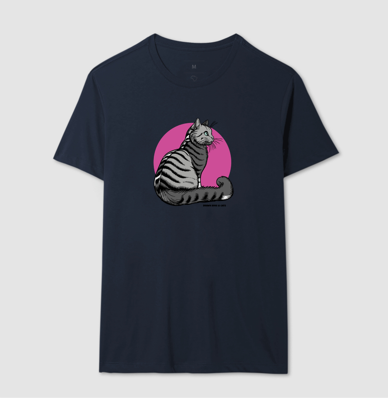 Gato cinza e fundo rosa - Imagem 7