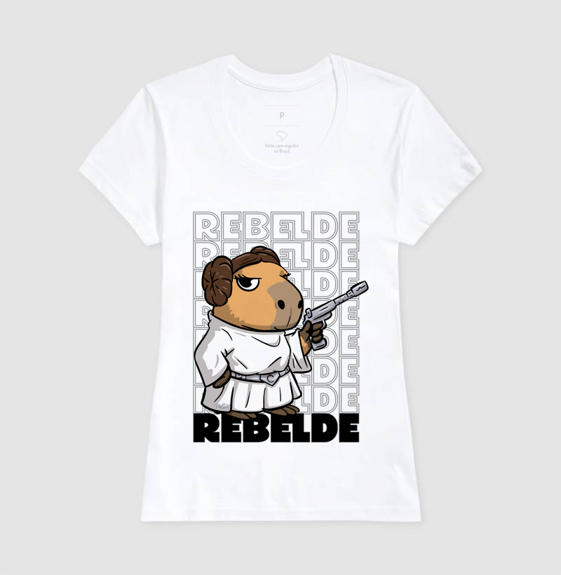 Camiseta Capivara Princesa - Imagem 5