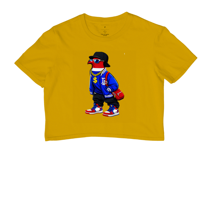 Essa arte vibrante e cheia de atitude traz um estilo com visual de rua, combinando moda hip-hop, cores marcantes e confiança total. - Imagem 8