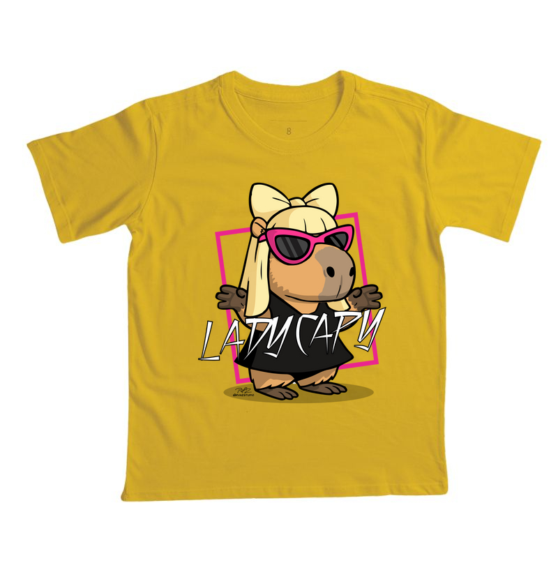 Camiseta Capivara Lady Capy - Imagem 3