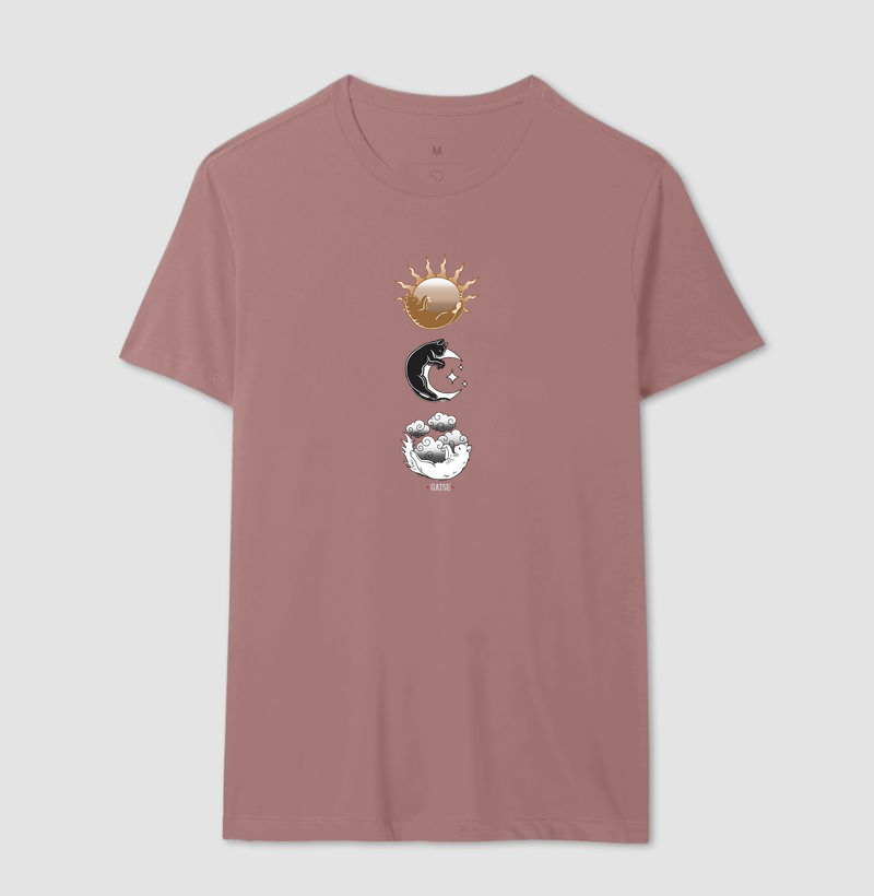 Camiseta Sol Lua e Nuvens - Imagem 13