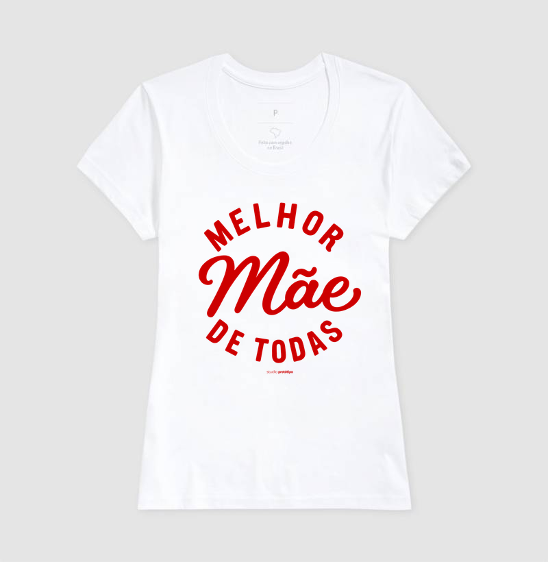 Camiseta Melhor Mãe de Todas (estampa G) - Imagem 5