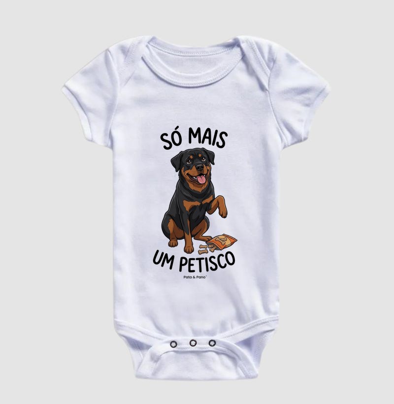 BODY BEBÊ ROTTWEILER PETISCO - Imagem 3