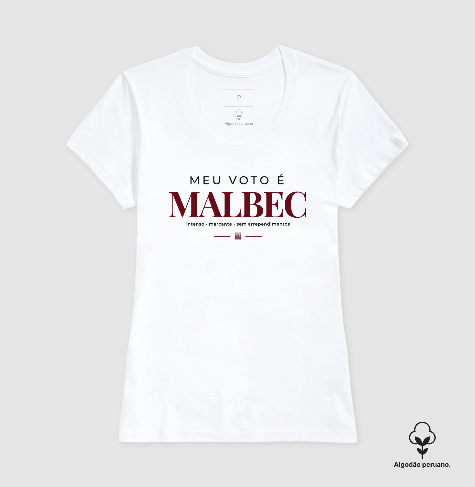 Camiseta “Meu Voto é Malbec” – Minimal Wine - Imagem 4