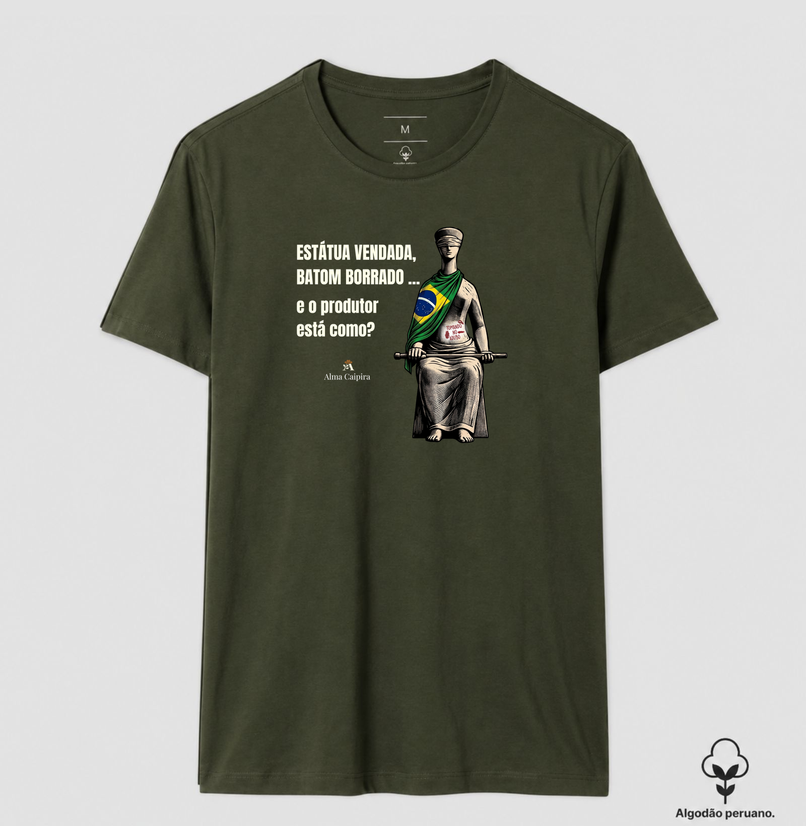 Estátua vendada, batom borrado, e o produtor está como? (tomando no adubo) - Imagem 8