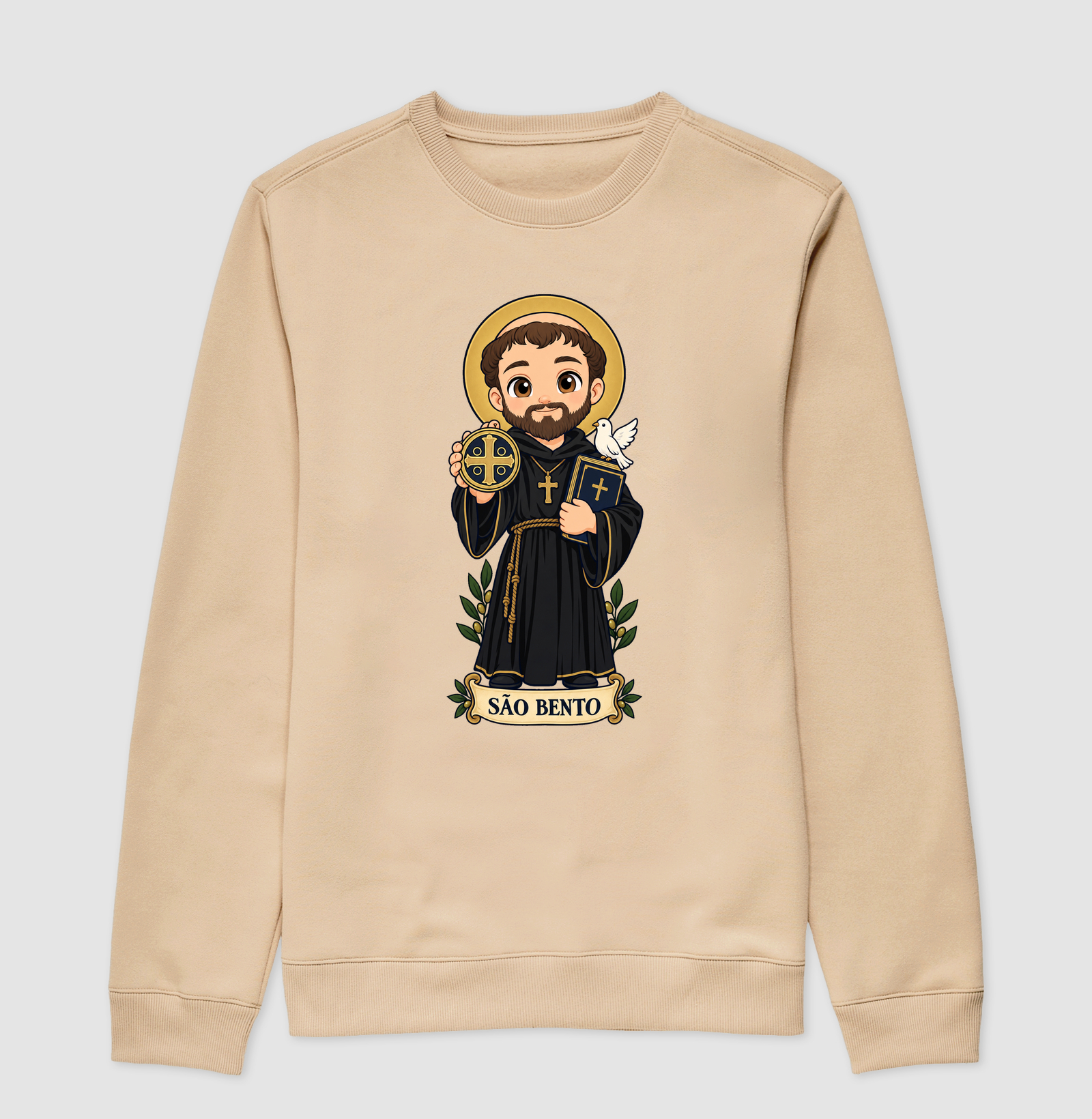 São Bento estilo chibi - Imagem 3