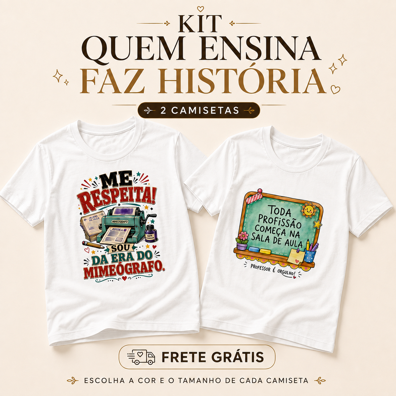 Kit Quem Ensina Faz História