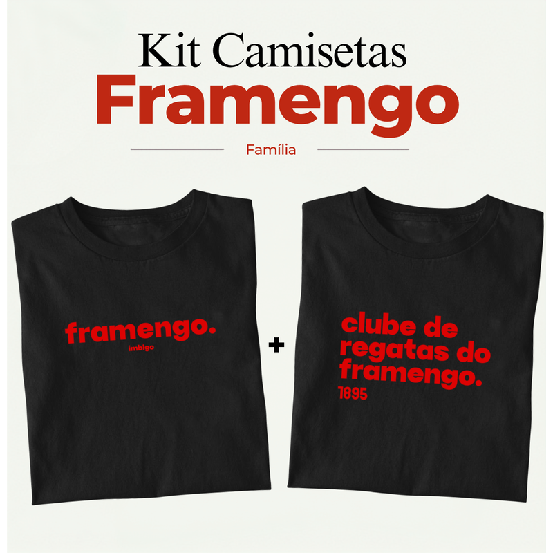 Kit Camisetas Framengo