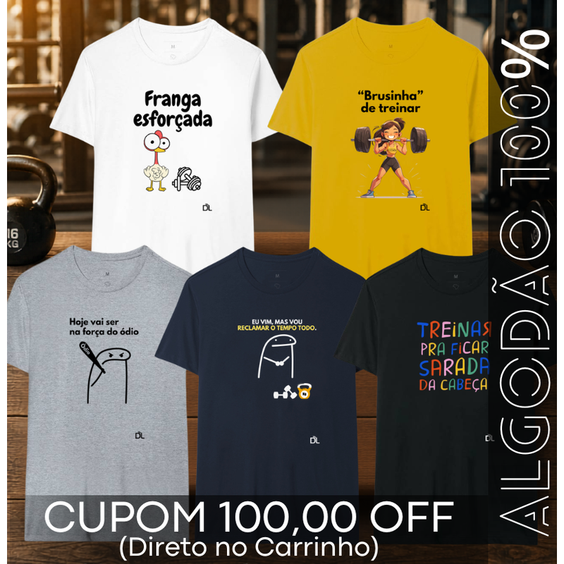 Kit com 5 Algodão 100%