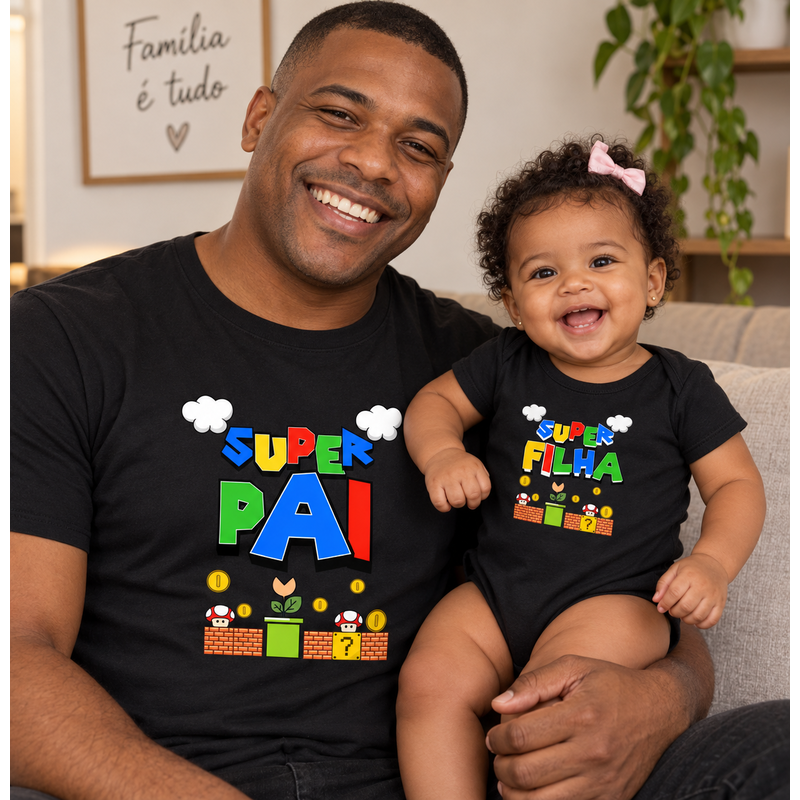 Kit Pai + Filha Bebê - Bros