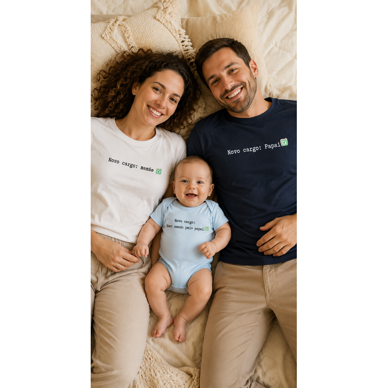 kit Família - novo cargo ( papai de menino)