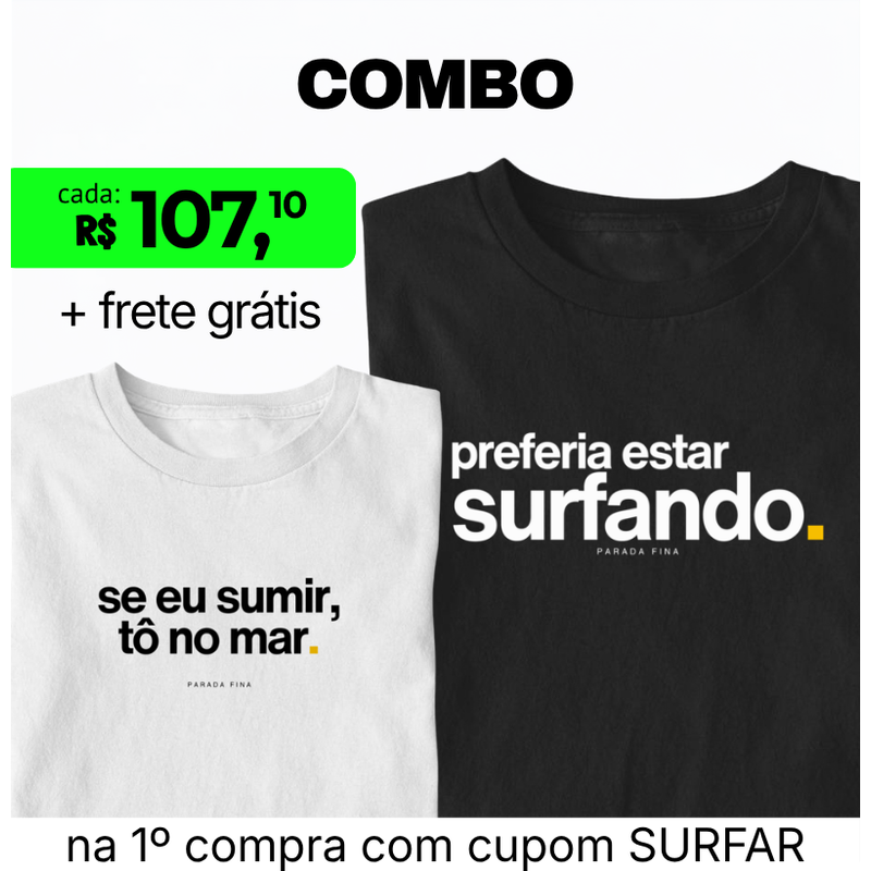 se eu sumir, tô no mar & preferia estar surfando