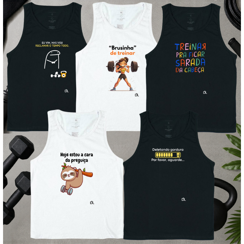 Kit D'Luxo com 5 Regatas