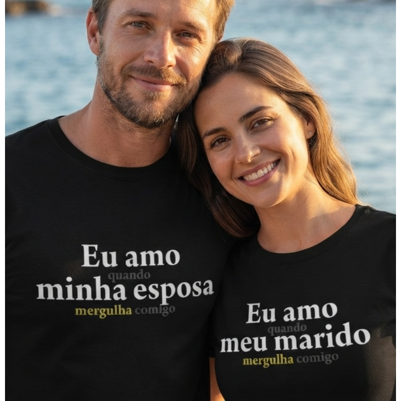 Kit - Eu Amo - Duas Camisetas