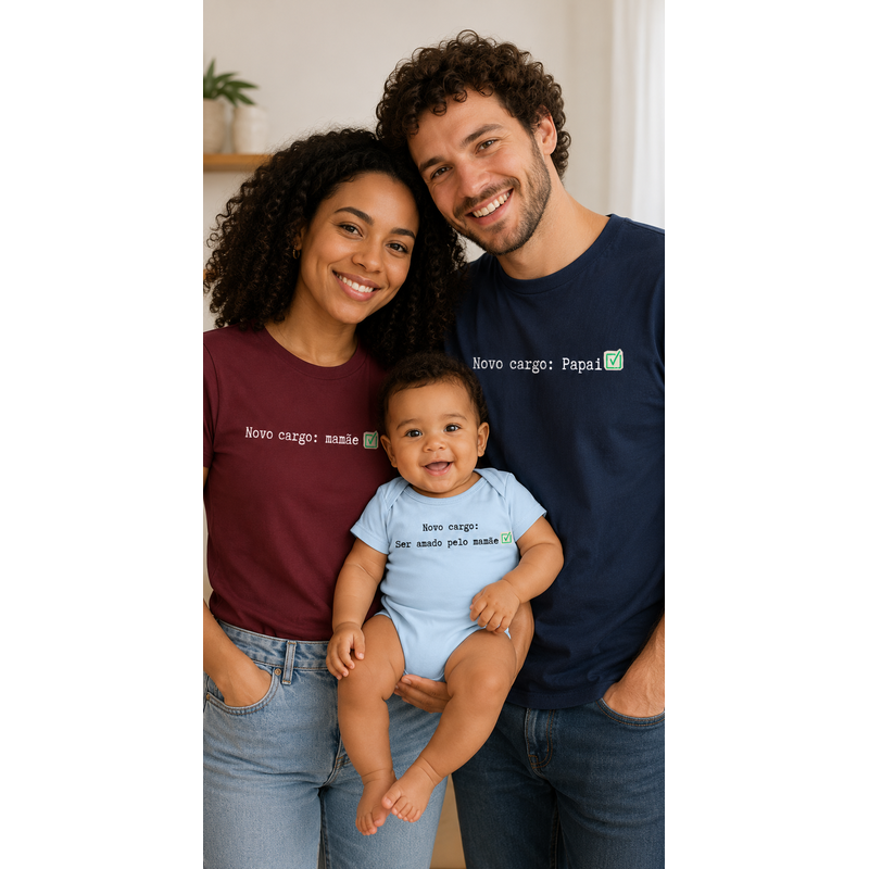 kit Família - novo cargo ( mamãe de menino)
