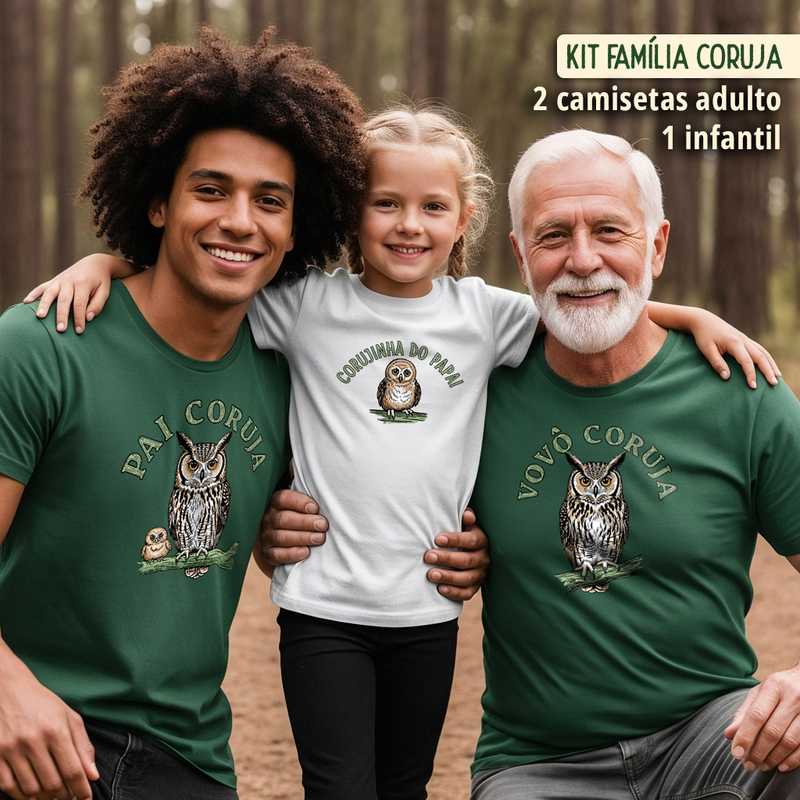 Kit Família Coruja