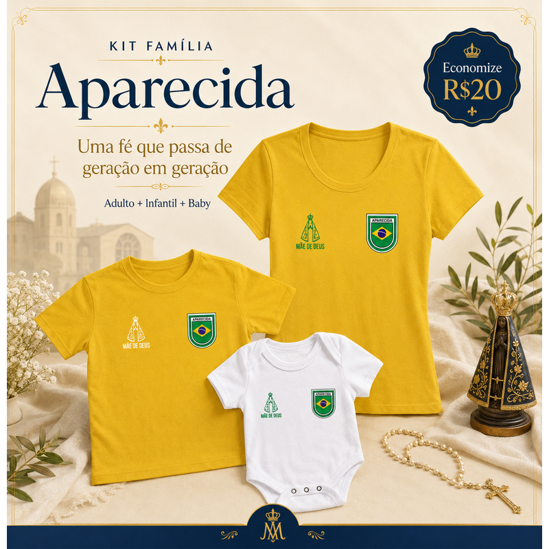 Família Aparecida (Body, Infantil e Adulto)